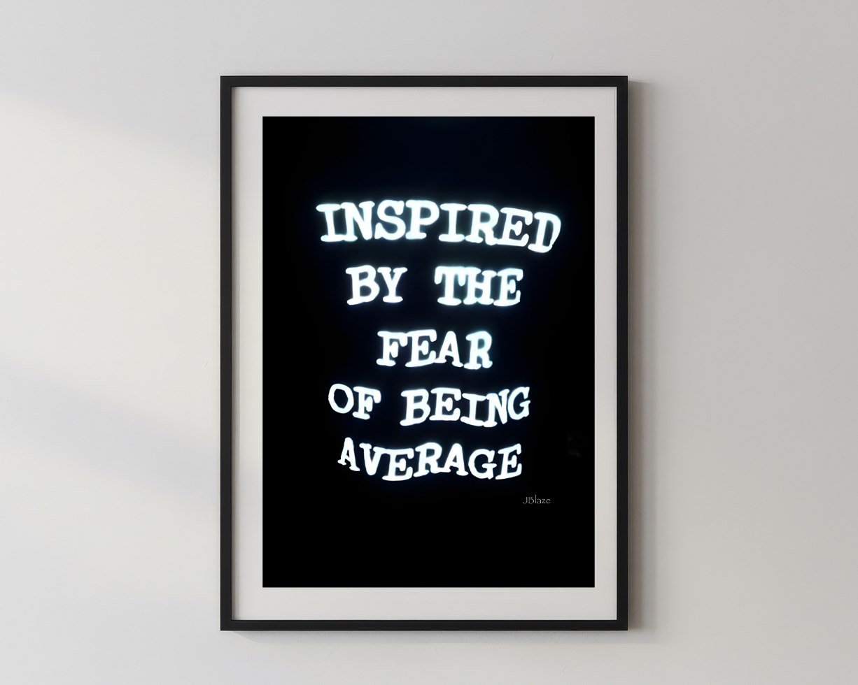 Designer x Inspired by the fear of being average