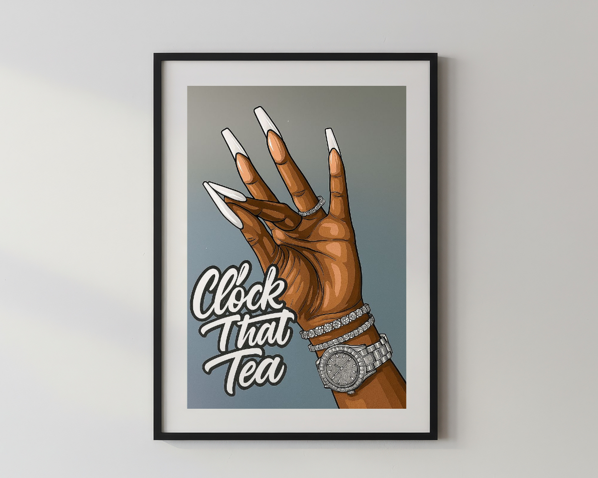 Designer x Clock that tea