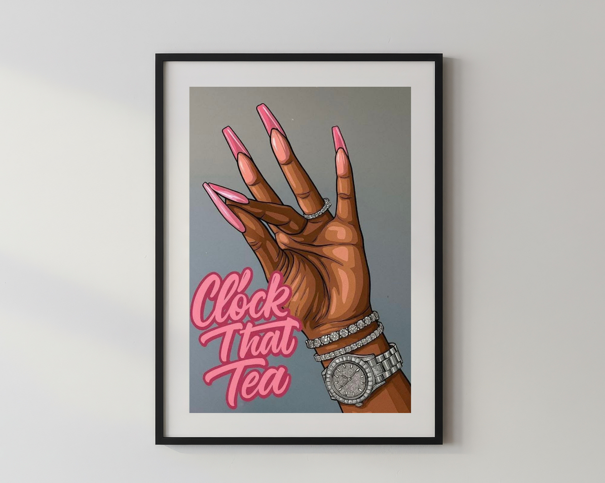 Designer x Clock that tea