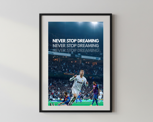 Designer x Never stop dreaming