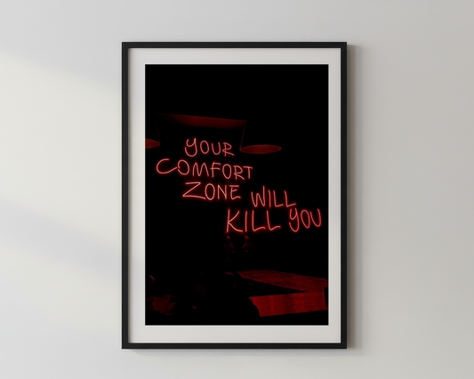 Designer x Your comfort zone will kill you