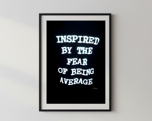 Designer x Inspired by the fear of being average