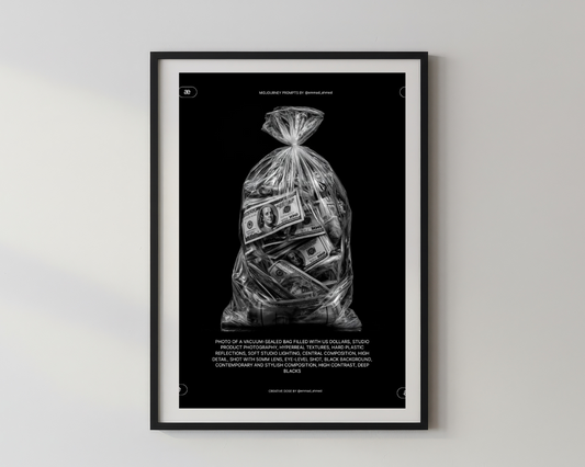 Designer x Money in the Bag.