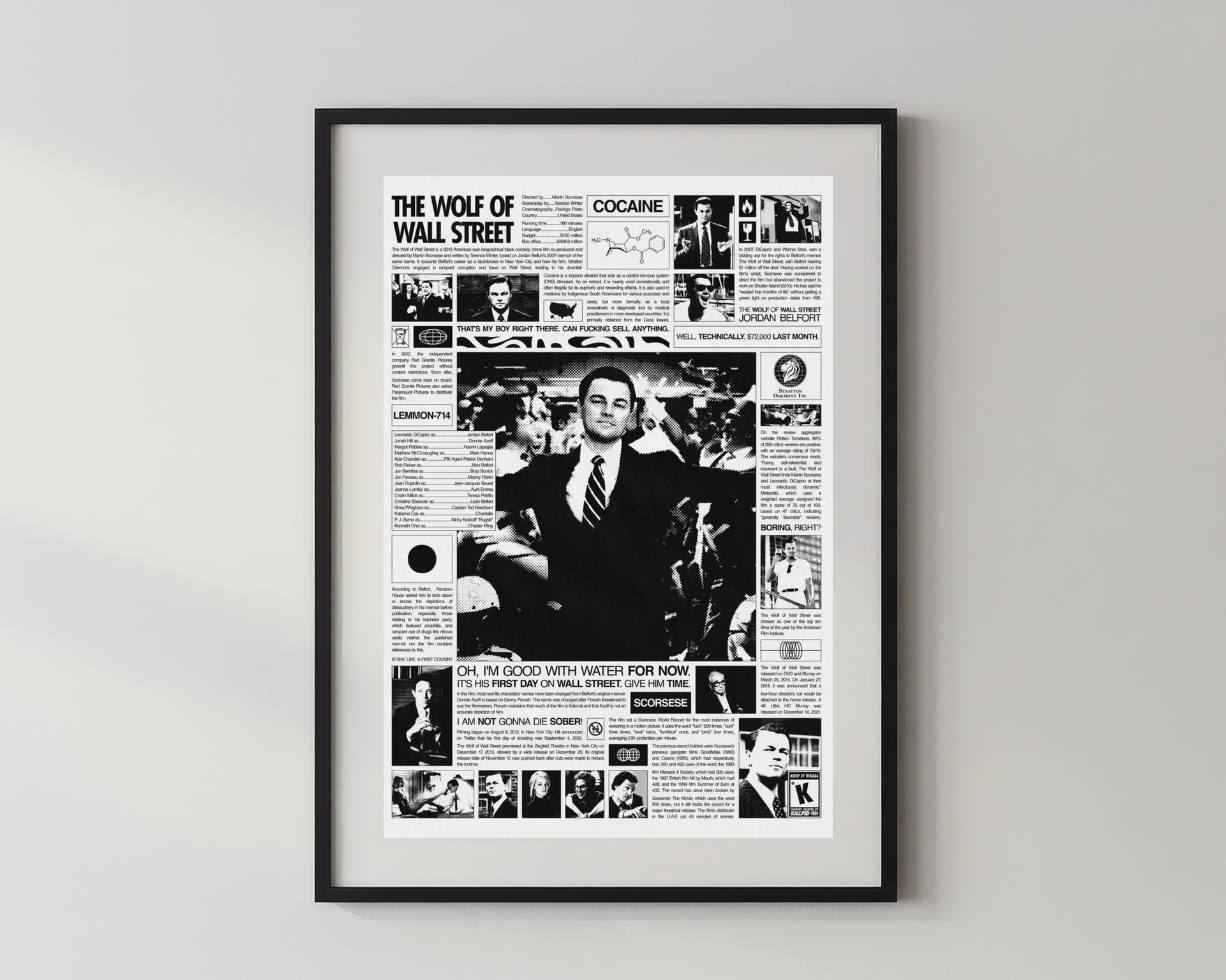 Designer x The Wolf of Wall Street