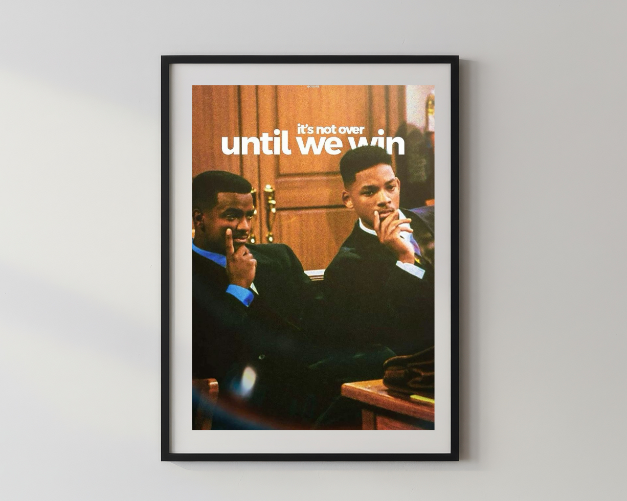 Designer x its not over until we win.