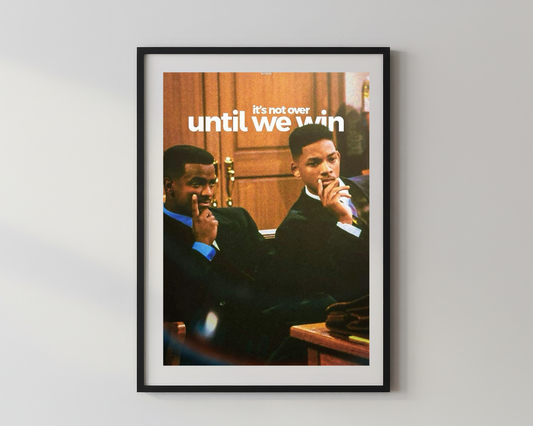 Designer x its not over until we win.