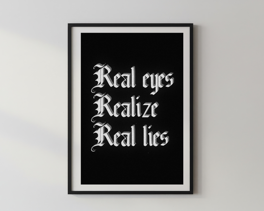Designer x Real eyes Realize Real lies