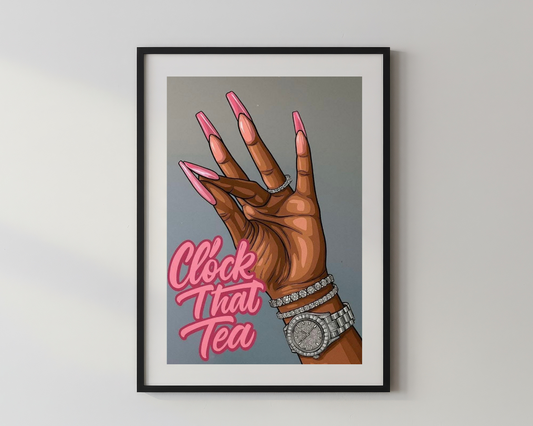 Designer x Clock that tea