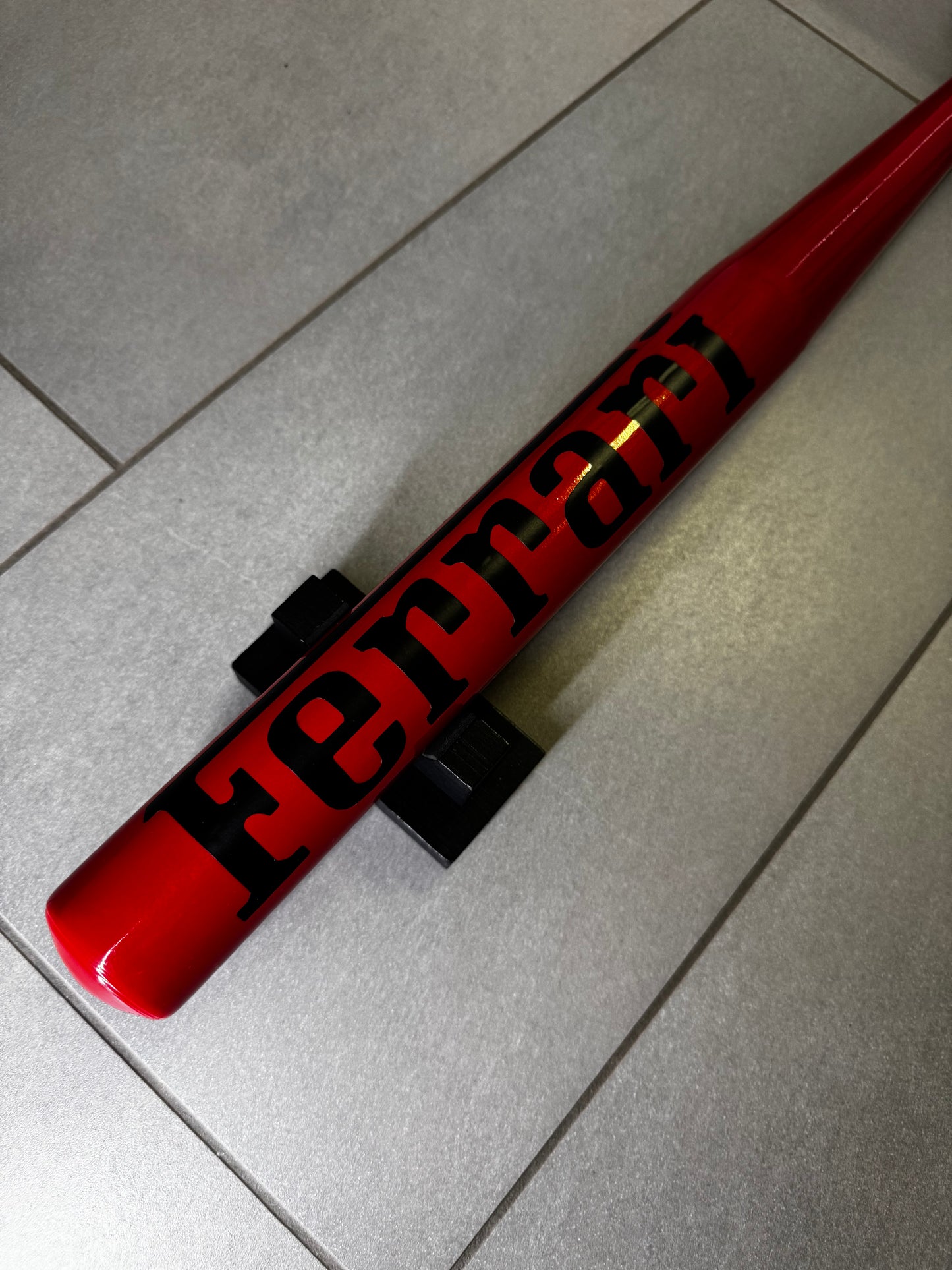 Baseballschläger No.296 · Pop Art (rot,schwarz)