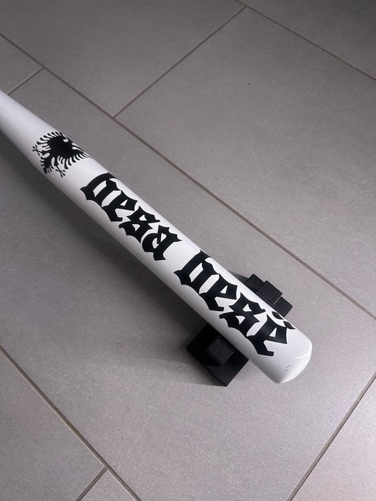 Baseballschläger Schriftzüge · besa besë (weiß,schwarz)